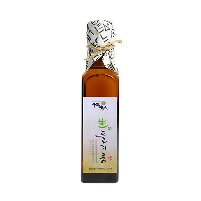 韓國千年味人 初榨冷壓紫蘇油250ml 1瓶🌞90A011